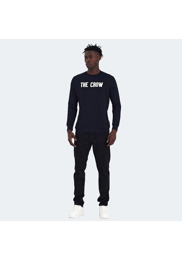 The Crow THE CROW Erkek  Lacivert Sweatshirt
