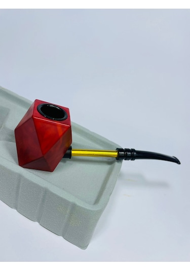 Alcan HG710 Ahşap Görünümlü Sert Akrilik Pipo 10 CM