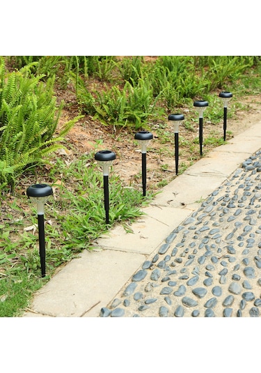 Tomshine 6 Adet Led'ler Dış Mekan Güneş Enerjili Lamba Beyaz