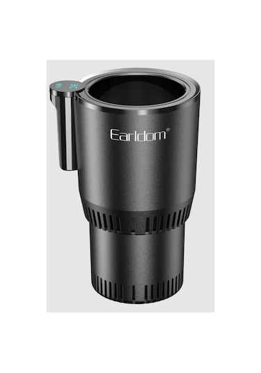 Earldom C03 12v Araç Termosu Otomatik Isıtma & Soğutma Fonksiyonlu, Abs-alüminyum Siyah