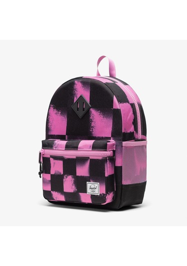 Herschel Supply Co Heritage Checkered Çocuk Siyah/pembe Sırt Çantası 11387 Siyah