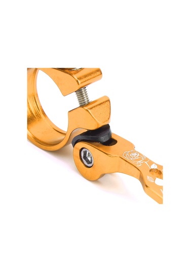 Ximistore9 31.8mm Alüminyum Bisiklet Oturma Çubuğu Klembi, Hızlı Serbest Bırakma, Dağ Ve Yol Bisikletleri İçin, Hafif Ve Dayanıklı, Altın Rengi Altın