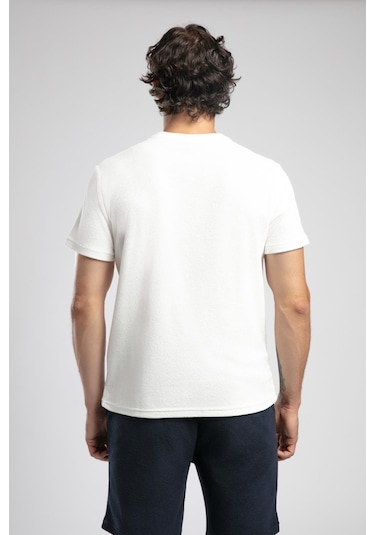 Lee Cooper Naul Erkek O Yaka T-shirt Beyaz-19831 Beyaz