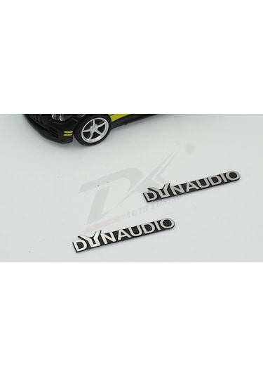 Dynaudio Logo Hoparlör Krom Metal 3M Logo Amblem 2 Li Set N11.4294