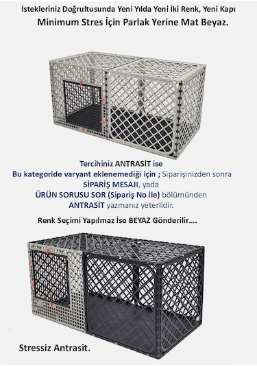 Leganest Alt Üst Kapalı Ultra Sağlam Çit Kafes 60 x 120 x 60 CM
