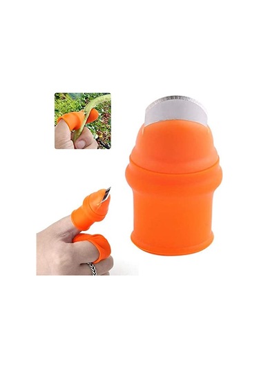 Pratik Baş Parmak Koruyucu Silikon Sebze Soyucu Tırnak Eldiven