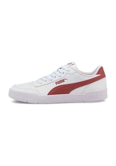 Puma Caracal Erkek Günlük Spor Ayakkabı 369863-18 Beyazbordo Beyaz - Bordo
