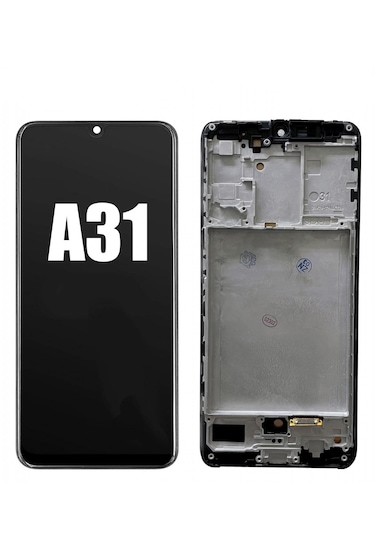 Samsung Uyumlu Galaxy A31 Lcd Ekran Dokunmatik Çıtalı Tft Copy