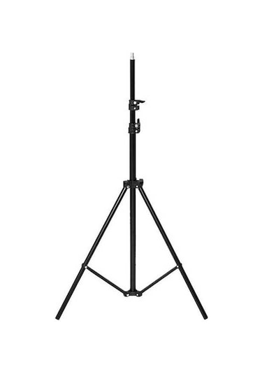 Fortunelane Siyah Projeksiyon Tripodu, Telefon/kamera Destekliği, Işık Tutucu, 1/4 Vida, 1.6m Ayaklık