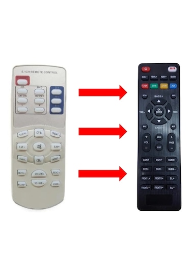 Next Ye-5500a / Ye-4400a 5+1 Ev Sinema Sistemi 5+1 Kumandası