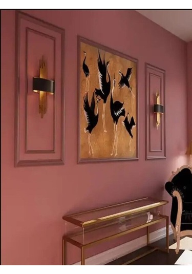 Dekoratif Boyanabilir Poliüretan Duvar Çıtası 1 Adet Uzunluk :240 Cm En :4 Cm - Duvar Süsleri