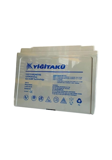 12V 90Ah 80 Ah Ebatında Amper Jel Yiğit Akü / 467915164