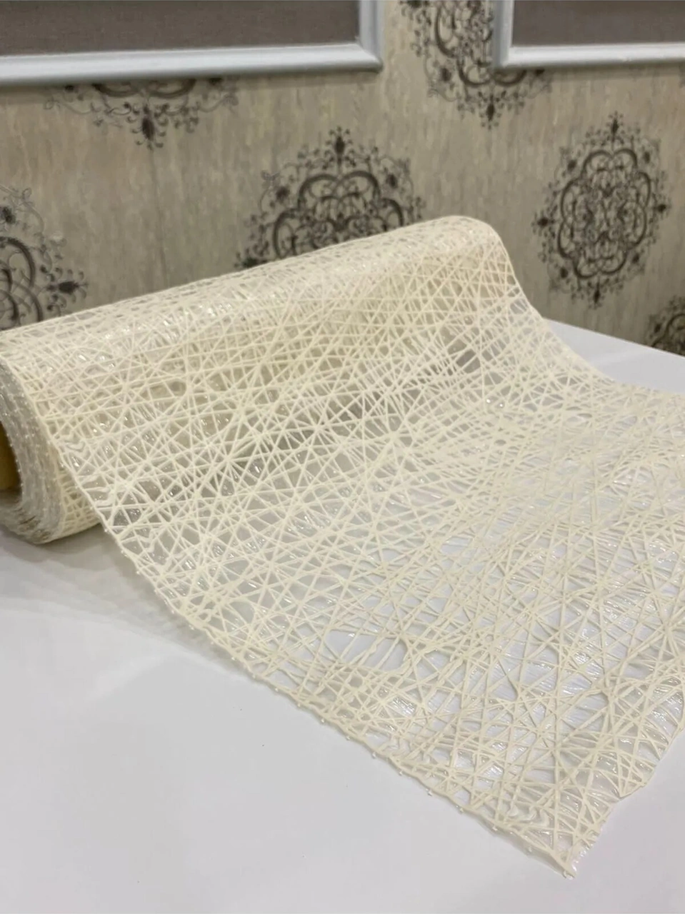 Rona Home Şeffaf Kaymaz Pvc Raf Örtüsü Buzdolabı Çekmece Mutfak Banyo Dolap Içi Çok Amaçlı Tüm Çeşitler Krem