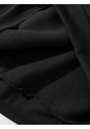 Coko Serisi 1Pc Slogan Graphic Lined Sweatshirt