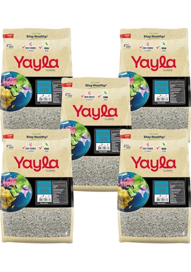 Yayla Gurme Beyaz Chia Tohumu 500 Gr X5