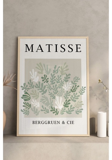 Ahşap Çerçeveli Mdf Tablo Seti Matisse, Bohem, Kusama Salon Ve Oturma Odası İçin Çt3009 42 X 62