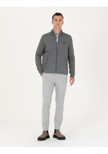 Pierre Cardin Erkek Gri Kanvas / Chino Pantolon 50278471-vr024 Gri