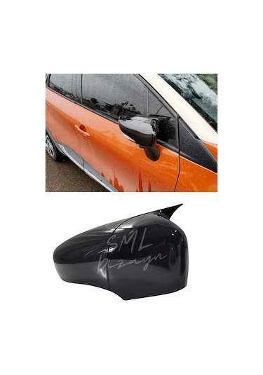 Renault Captur 2013-2019 Batman-Yarasa Ayna Kapağı (Plastik)