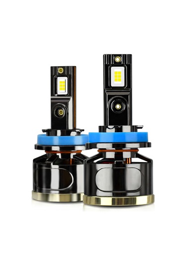 Maiyame 130w Süper Parlak Led Far Ampulü, 18000 Lümen, 6500k, Yüksek Ve Düşük Far Otomatik, 2'li Paket, Hızlı Soğutma