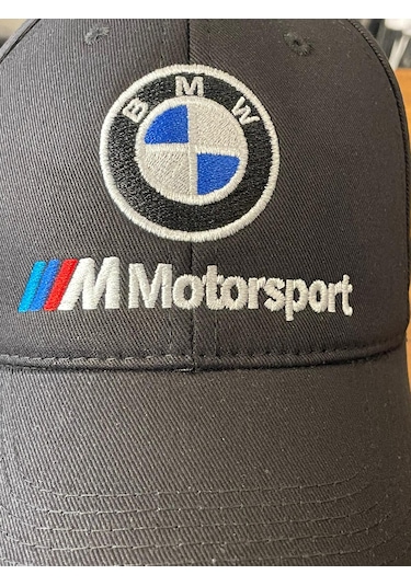 Hamze Bmw Motorsport M3 Nakışlı Siyah Renk Unisex Pamuklu Cap Şapka