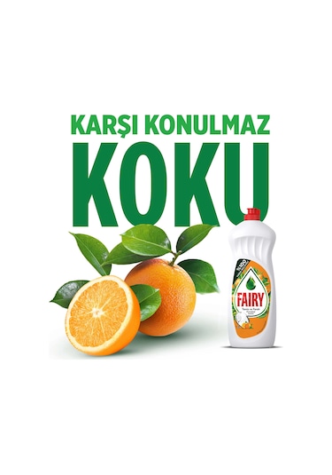 Fairy Portakal Kokulu Sıvı Bulaşık Deterjanı 2 x 1500 ML