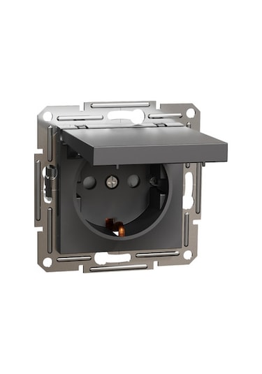 Schneider Electric Eph3100171 Asfora Kapaklı Topraklı Priz Çerçevesiz