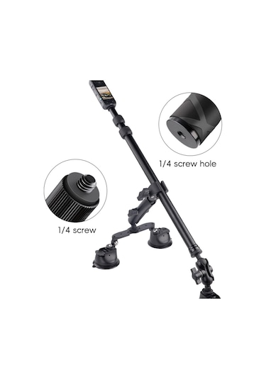 Tek Bacaklı Araba Vantuz Dağı Yengeç Kelepçeleri Siyah Diğer