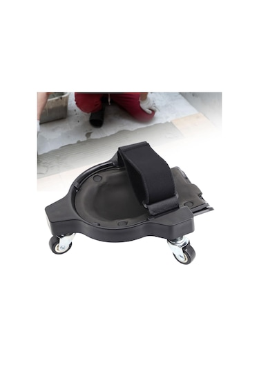 Homyl Koruma Pedi Bahçe Tekerleği Diz Çökme İnşaat Döşeme Siyah