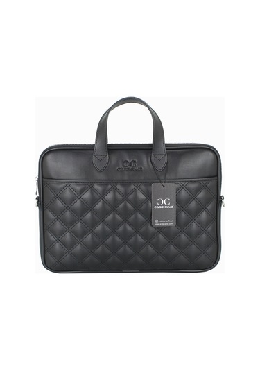 Case Club Macbook Uyumlu Air Pro 13.3" & 14" Inç Uyumlu Siyah Laptop Evrak Çantası