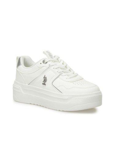 U.S. Polo Assn. 5P CLARKE 5FX Kadın  Beyaz Sneaker