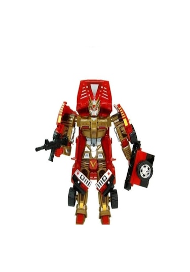 Transformers Conversion Dönüşebilen Robot Araba Sarı Kırmızı