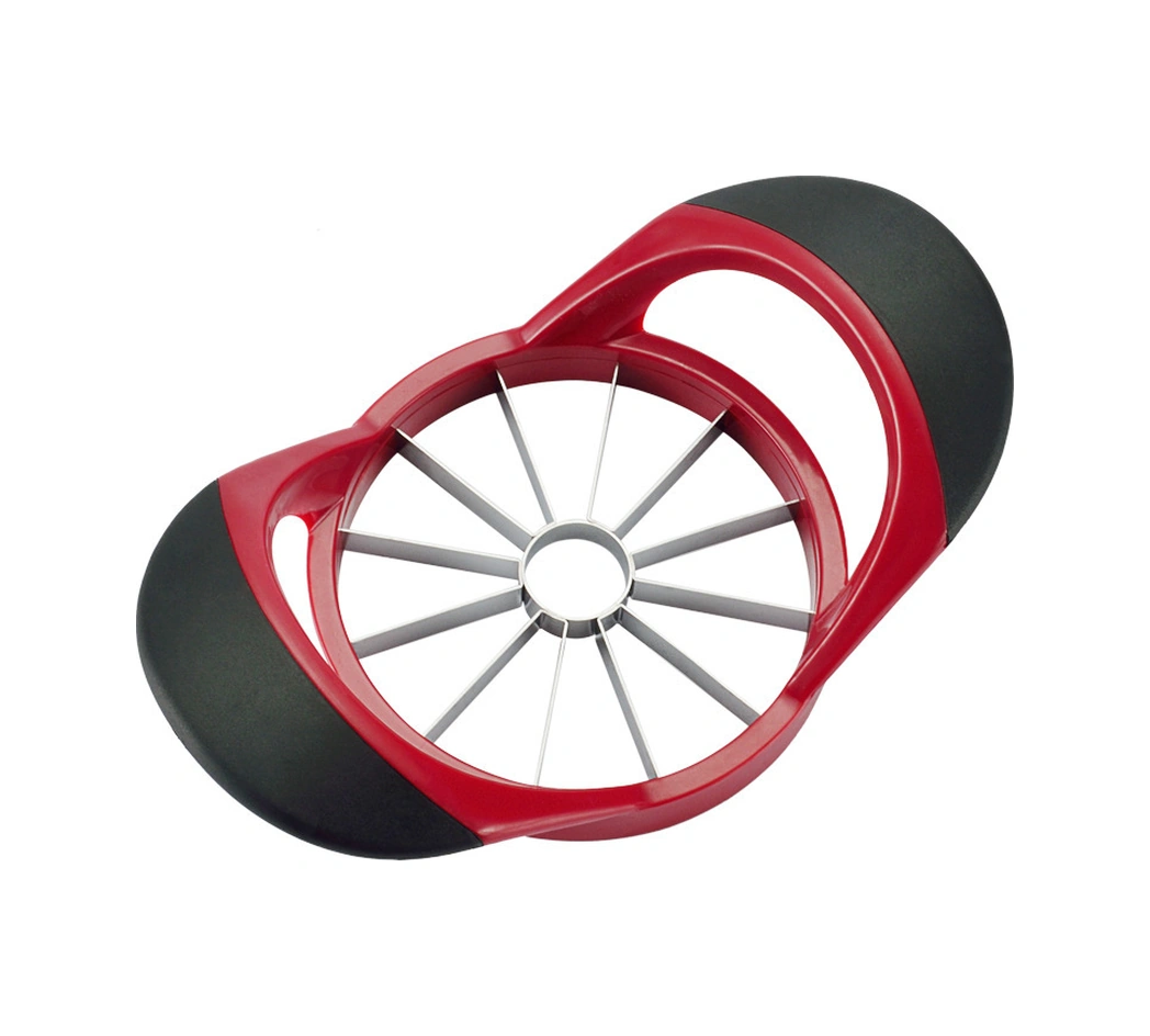 Youtek Evlerde Meyve Kesici: Paslanmaz Çelik 12 Dilim Elma Dilimleyici, Hafif Plastik Meyve Bölücü, Pratik Mutfak Aleti Kırmızı-siyah, Pp Poşetli Diğer