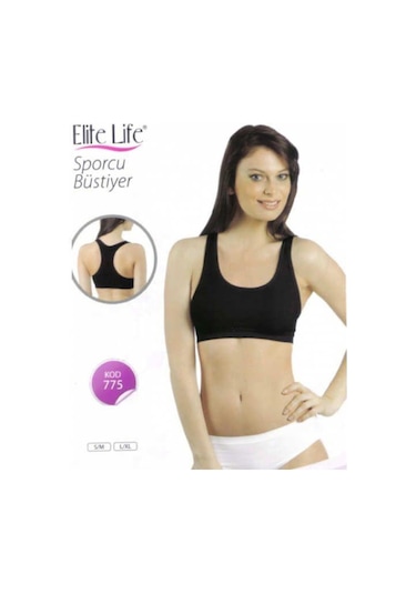 Elite Life 775 Kalın Askılı Dikişsiz Sporcu Sütyen Büstiyer