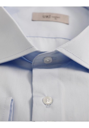 Uki Açık Mavi Comfort Fit Uzun Kol Gömlek Açik Mavi