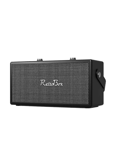 Acs-19 Retrobox Bluetooth Speaker Deri Kaplama Kaliteli Hoparlör