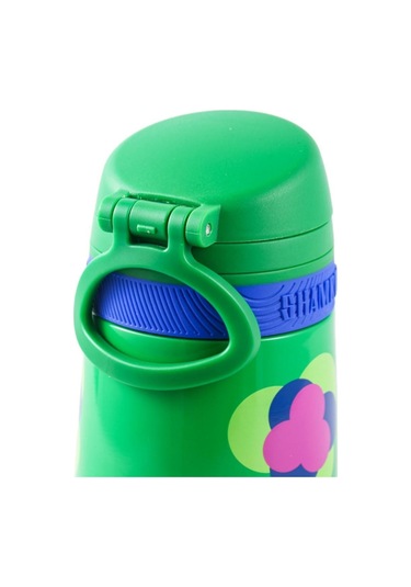 Shamobo 350 Ml Paslanmaz Çelik Pipetli Termos - Çocuk Termosu 6 Saate Kadar Isı Yalıtımı Yeşil