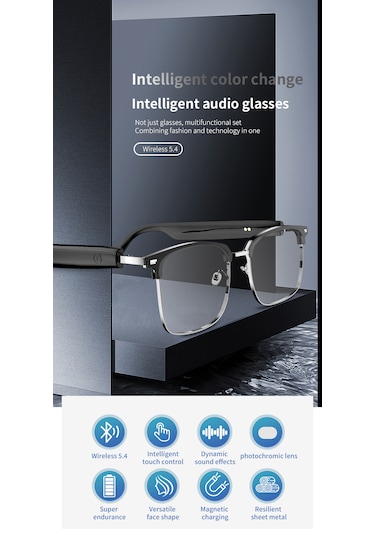 The 1280 Bluetooth Sesli Görüşme Akıllı Gözlük