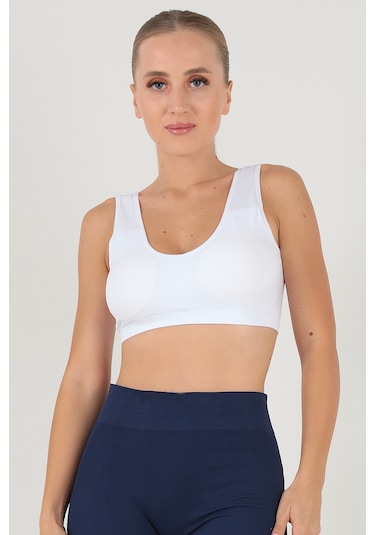 Doremi Seamless Kaplı Spor Büstiyer Beyaz-l-xl BEYAZ Beyaz