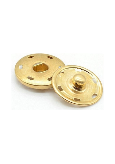 Altın 10-21mm Metal Pirinç Basın Çıtçıt Dikiş Düğme Çıtçıtlı Bağlantı Elemanları Dikiş Deri Zanaat Elbise Çanta El Yapımı Dıy 21mm