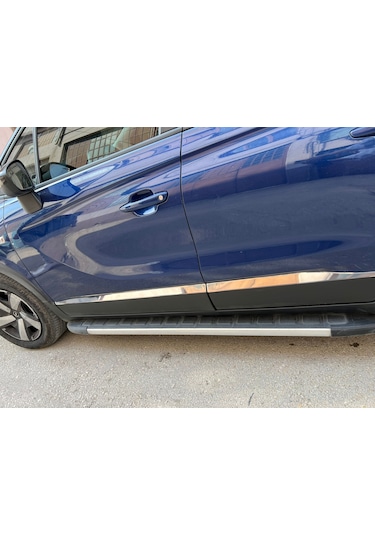 Opel Crossland Yan Kapı Çıtası 4 Parça Paslanmaz Çelik