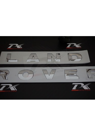 Land Rover Kaput Ve Bagaj Yazı Mat Siyah