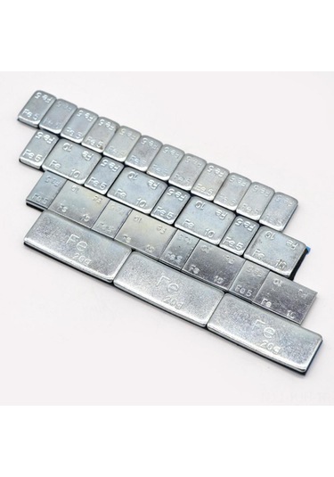 Jeehugo Oto Lastik Dengeliği Bloku, Çelik Yapı, Yapıştırmalı Ağırlık, Tüm Tekerlek Ve Jantlar İçin Uygun, 20g 3 Adet/şerit, 1 Şerit Paketi