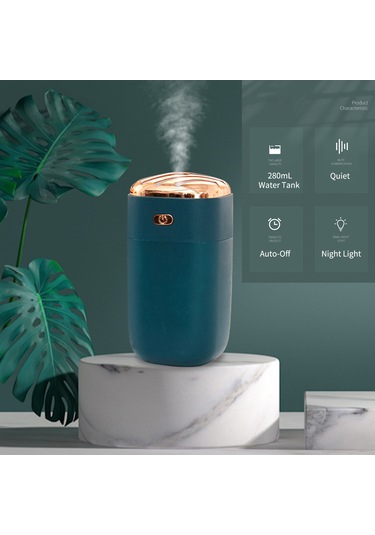 Leezsing 280ml Kişisel Renkli Buharlı Nemlendirici Uçucu Yağ Difüzörü Taşınabilir Usb Nemlendirici Otomatik Kapanma 2 Tip