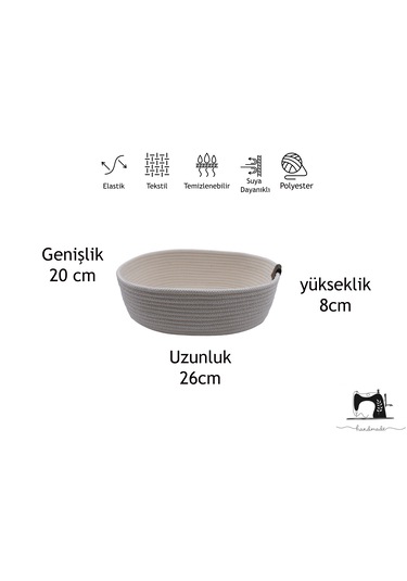 Ekmek Sepeti, Takı Sepeti, Anahtarlık 20x26x8cm, Antre Kutusu