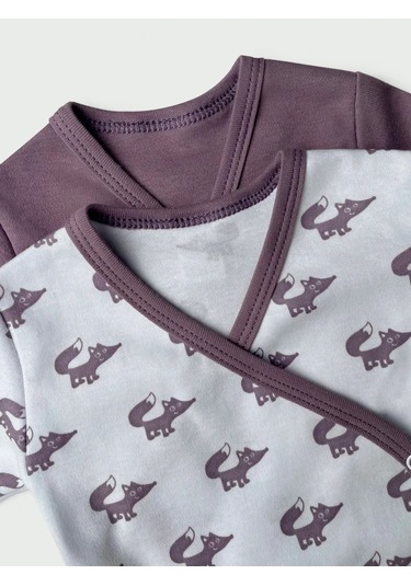 Little Fox Yenidoğanlar İçin 2'li Gömlek 260001418 Beyaz