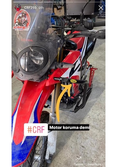 CRF 250 Rally Motor Koruma Demiri