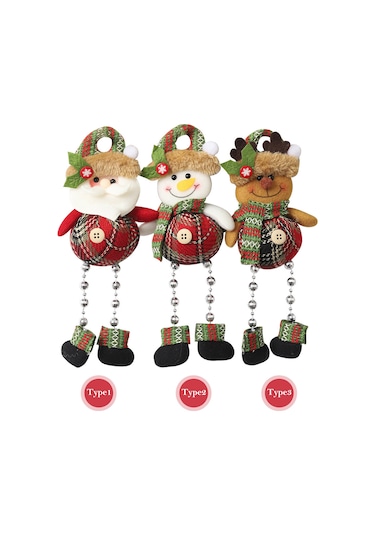 Noel Ağacı Asma Kolyeleri Mutlu Noeller Kapı Duvar Askısı  Ev   Tatil Festivalleri İçin Noel Kolye Süsleri