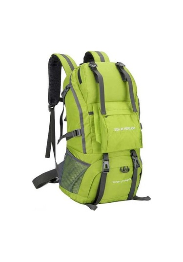 Novahub Dayanıklı Ergonomik Nylon Sırt Çantası - Ayarlanabilir Omuz Askılı, 45l Büyük Kapasite Yeşil Yeşil