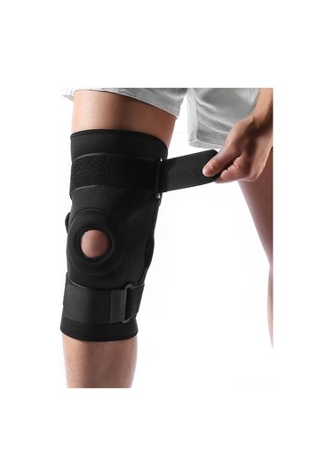 Wezone Dayanıklı Alüminyum Destekli Outdoor Spor Dizlik, Kaymayı Önleyici Ve Çarpma Koruyucu Siyah