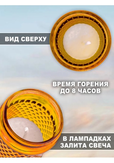 Memoria Mezarlık İçin Mumlu Söndürülmeyen 2'li Lamba 166742128